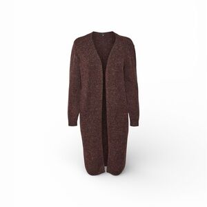 Vero Moda Fuzzy Rich Brown Women's Cardigan